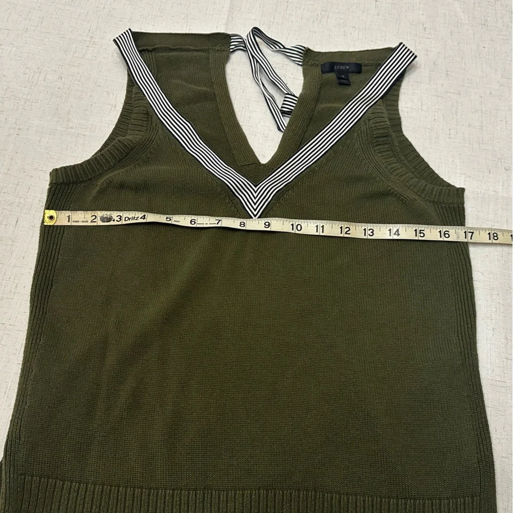 J. Crew Olive Green Tank Top